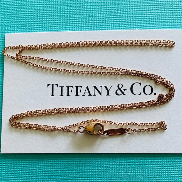 Tiffany Co Rubedo chain 18” new in box - Picture 1 of 4